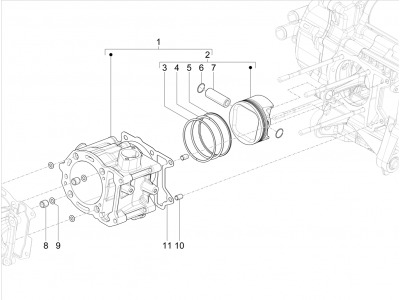 Συγκρότημα κυλίνδρου-εμβόλου-πείρου